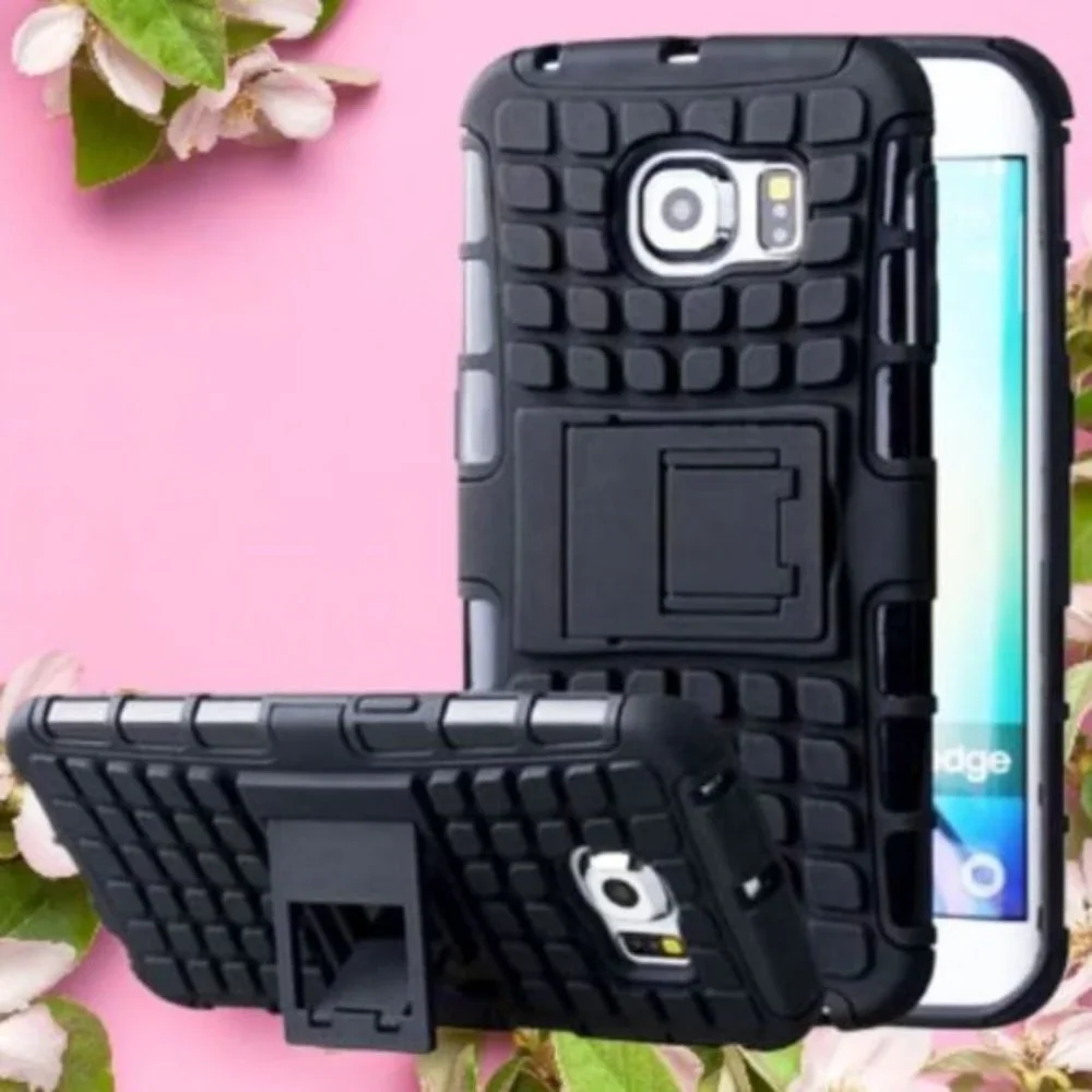 NEW 2-Pack Galaxy S7 Cases (Armor Series) TPU Heavy Duty Dual Layer Shockproof